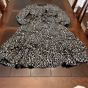 Banana Republic leopard print dress